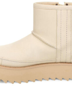 Alternative view of (WMNS)  F19 Classic Rebel Biker Mini Fleece Lined Pink 1105313-BONE