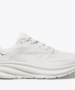 Clifton 9 Femmes - Gris cosmique / Blanc