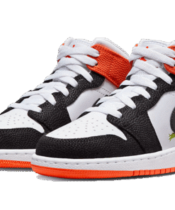 Alternative view of air jodan 1 Mid SE Basketball Blossom