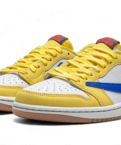 Alternative view of air jodan 1 Retro Low OG SP Travis Scott Canary