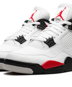 Alternative view of air jodan 4 Retro Red Cement