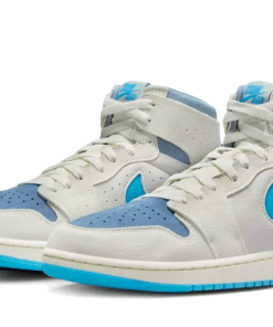 Alternative view of air jodan 1 High Zoom Air CMFT 2 Dark Powder Blue