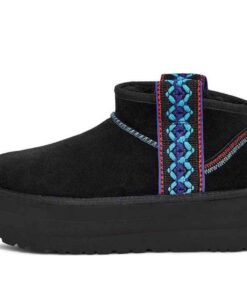 (WMNS)  Classic Ultra Mini Braid Plat 'Black' 1138491-BLK