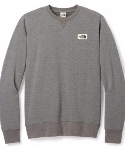 The North Face patchwork crew neck sweatshirt