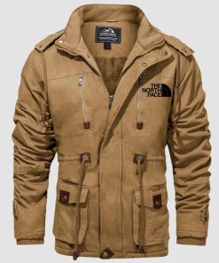 Alternative view of 2024 THE NORTH FACE-Men's Parka Jacket Military Coat Thick Fleece Winter Cargo Overcoat