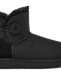 ugg Mini Bailey Button Boot Black