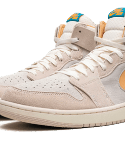 Alternative view of air jodan 1 Zoom CMFT 2 Orewood Brown Bright Citrus Sail