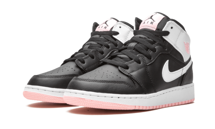 air jodan 1 Mid Arctic Pink Black - Image 2