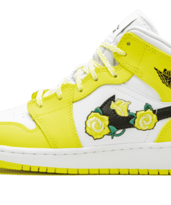 air jodan 1 Mid Dynamic Yellow Floral