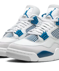 Alternative view of air jodan 4 Retro Military Blue (2024)