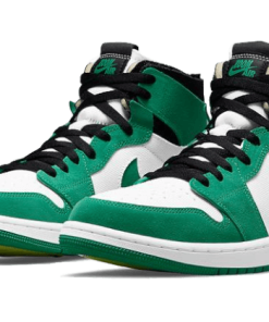 Alternative view of air jodan 1 High Zoom Air CMFT Stadium Green