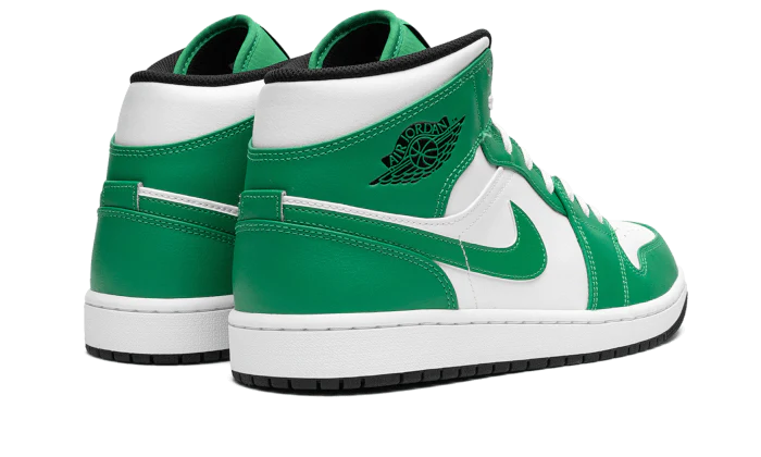 air jodan 1 Mid Lucky Green - Image 2
