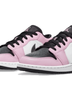 Alternative view of air jodan 1 Low Light Arctic Pink