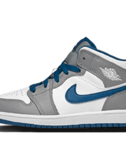 air jodan 1 Mid True Blue Cement (PS)