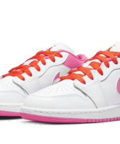 Alternative view of air jodan 1 Low Pinksicle Orange