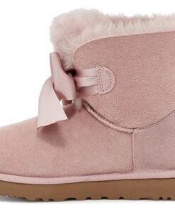 Alternative view of (WMNS)  Gita Bow Mini Cozy Stay Warm Plush Fleece Lined Pink 1098360-PCRY