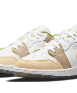 Alternative view of air jodan 1 Low Pastel Grind Vivid Green