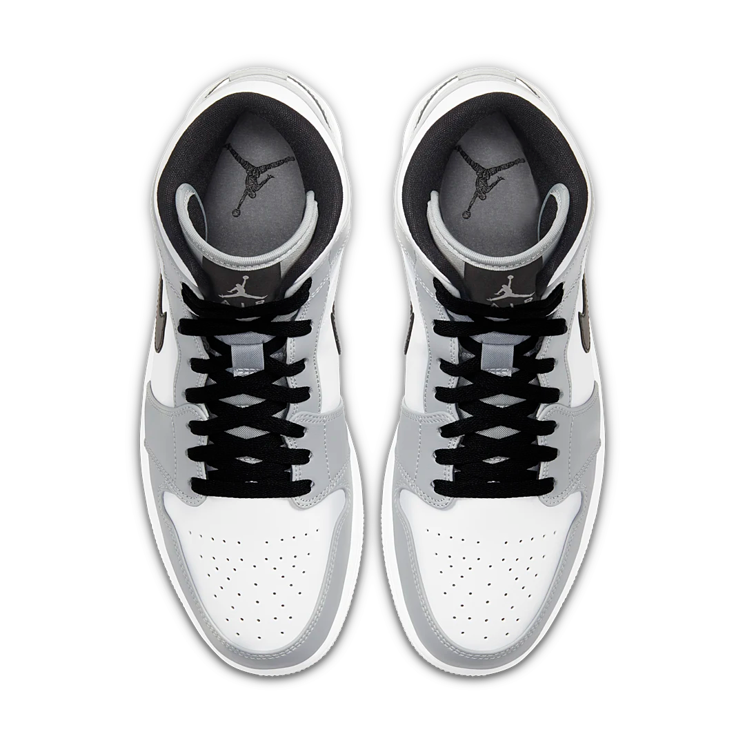 air jodan 1 Mid Light Smoke Grey - Image 4