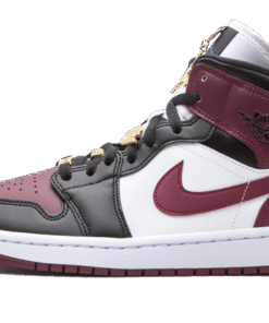 air jodan 1 Mid SE Black Dark Beetroot