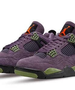 Alternative view of air jodan 4 Retro Canyon Purple