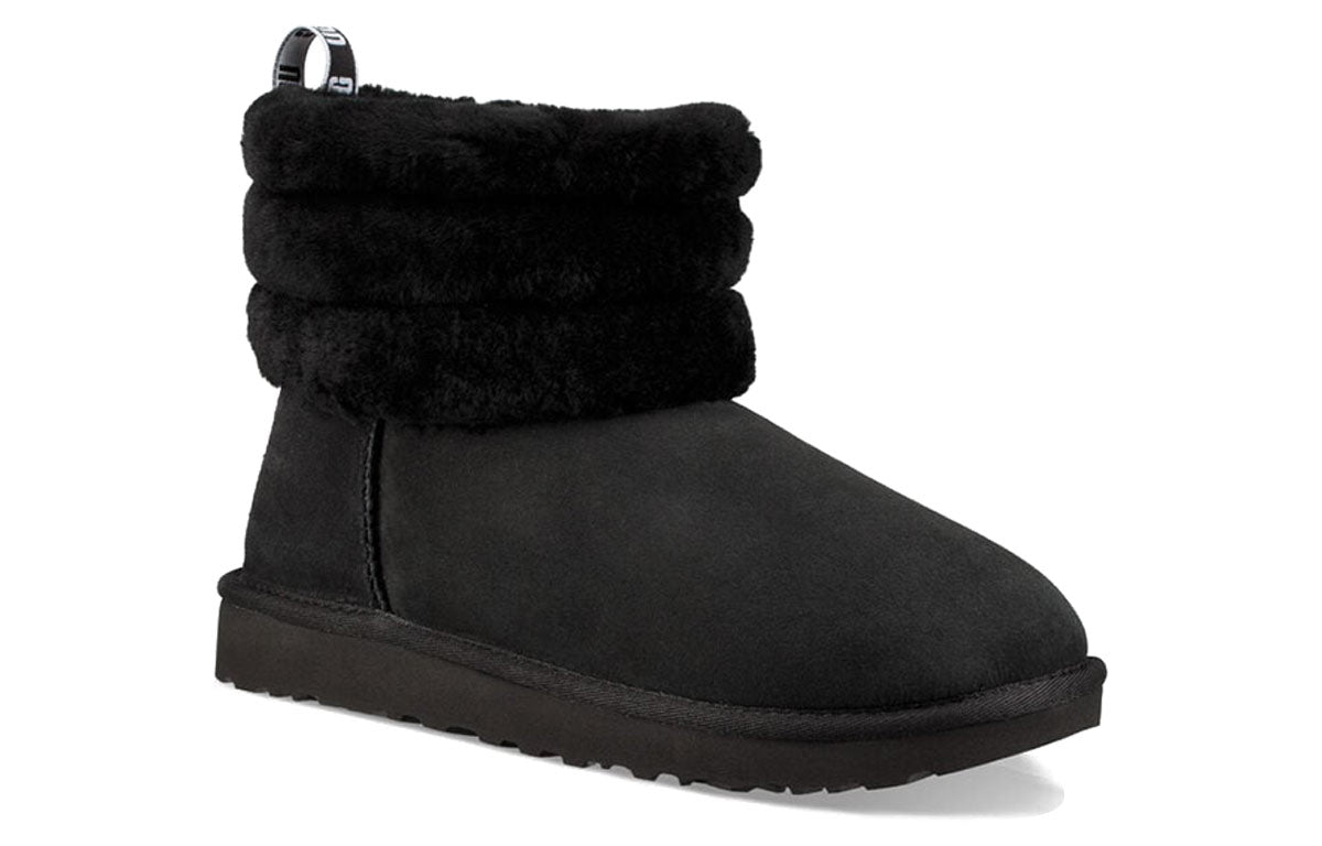 (WMNS) Classic Mini Fluff Quilted Boot 'Black' 1098533-BLK - Image 4