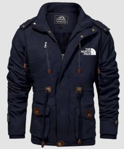 2024 THE NORTH FACE-Men's Parka Jacket Military Coat Thick Fleece Winter Cargo Overcoat