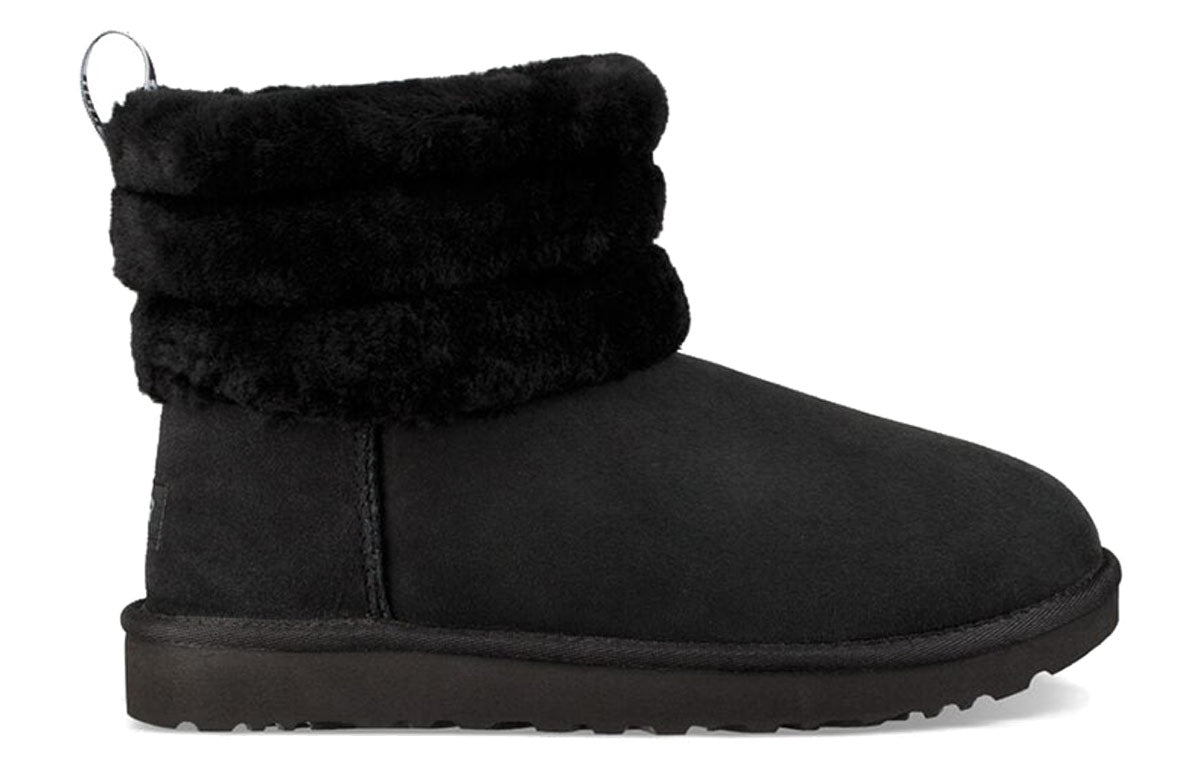 (WMNS) Classic Mini Fluff Quilted Boot 'Black' 1098533-BLK - Image 3
