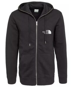The North Face Zip fleece hooded sweatshirt jacket