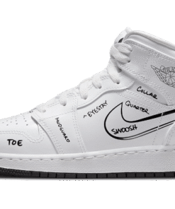 air jodan 1 Mid Schematic