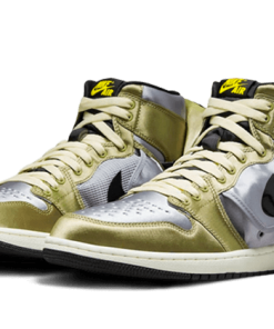 Alternative view of air jodan 1 Retro High OG SP Utility Neutral Olive Light Steel Grey