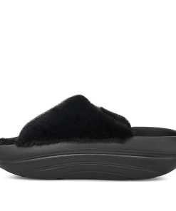 (WMNS)  FoamO plush Slide 'Black' 1143849-BLK