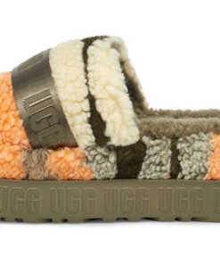 Alternative view of (WMNS)  Fluffita Cali Collage Slipper Olive Green 1118750-OLV