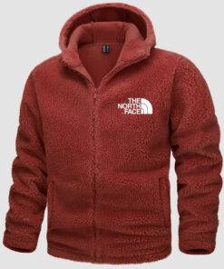 Alternative view of 2024 THE NORTH FACE-Men's Fleece Hoodie Sherpa Jacket Full Zip with 4 Pockets