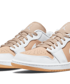 Alternative view of air jodan 1 Low Gum White