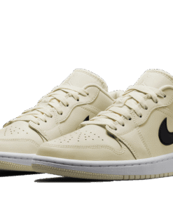 Alternative view of air jodan 1 Low Coconut Milk