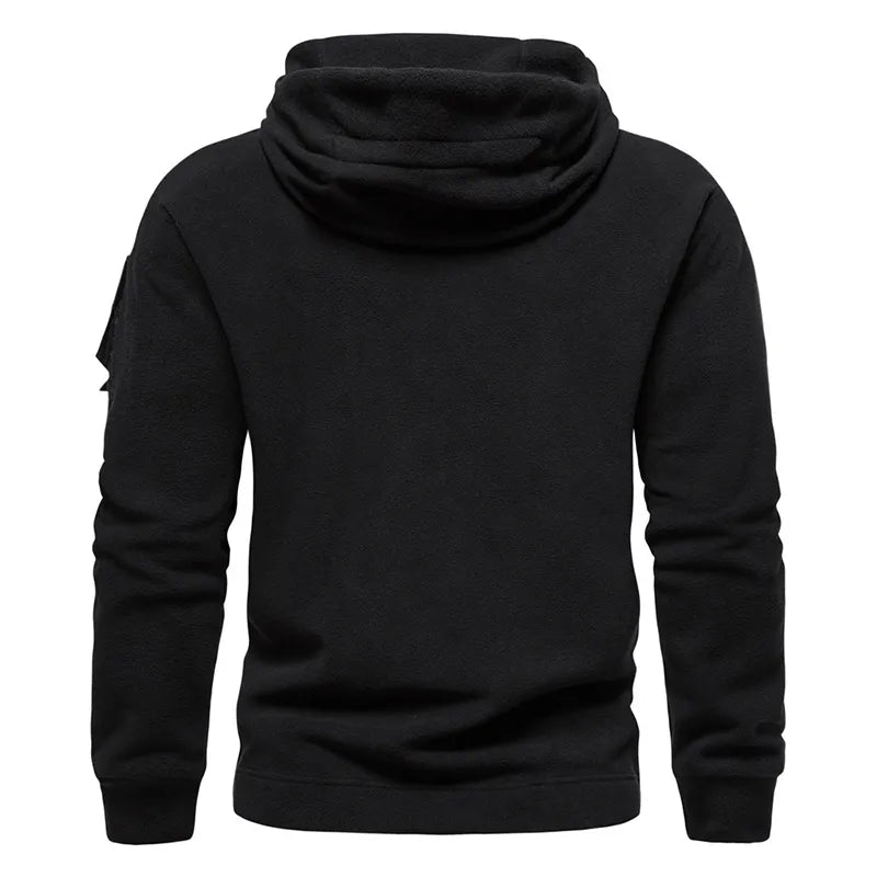 e???CHRISTMAS BIG SALEe???Men's hooded outdoor tactical solid color hoodie - Image 4