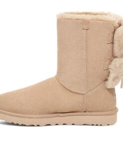 (WMNS) Classic Double Bow Short Boot 'Mustard Seed' 1127131-MDSD