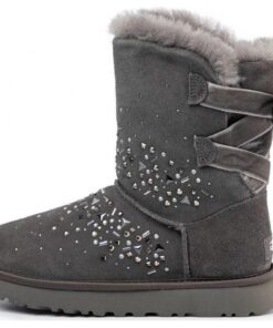 Alternative view of (WMNS)  Classic Galaxy Bling Short Boots 'Grey' 1103798CHRC