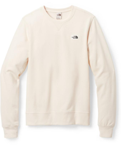 The North Face patchwork crew neck sweatshirt Gardenia white