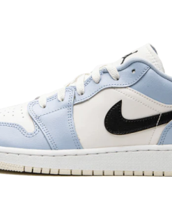air jodan 1 Low Ice Blue Black