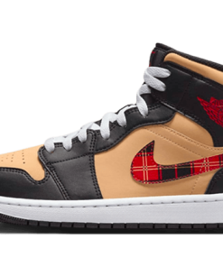 air jodan 1 Mid Tartan Swoosh