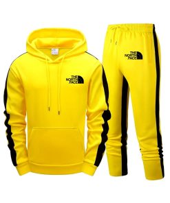 Ensemble homme 2 pièces THE NORTH FACE 2024 – Sweat à capuche manches longues et pantalon, tenue de sport décontractée