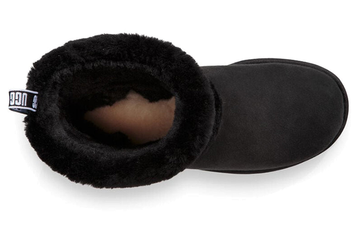 (WMNS) Classic Mini Fluff Quilted Boot 'Black' 1098533-BLK - Image 6