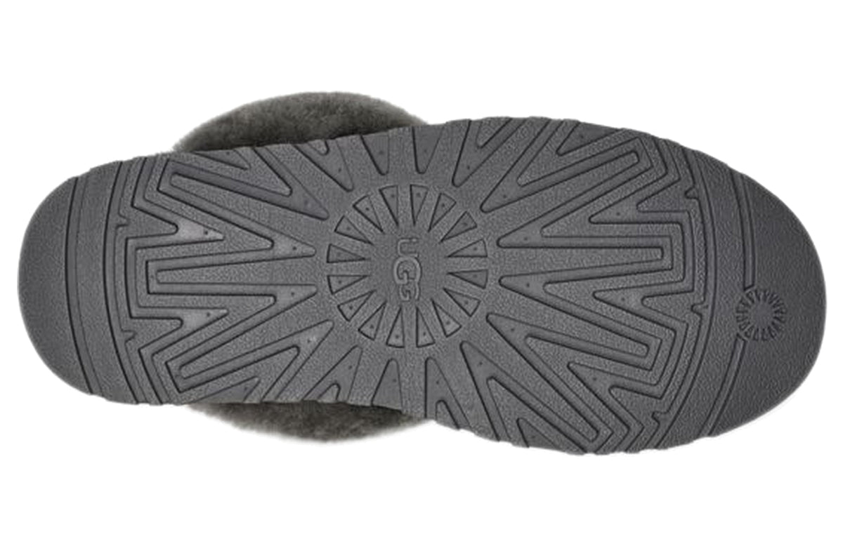 (WMNS) Disquette Fluff Gray Slippers 1122550-CHRC - Image 5