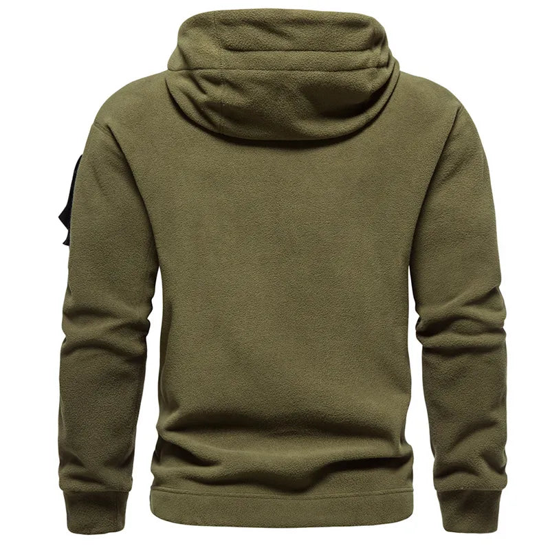 e???CHRISTMAS BIG SALEe???Men's hooded outdoor tactical solid color hoodie - Image 7