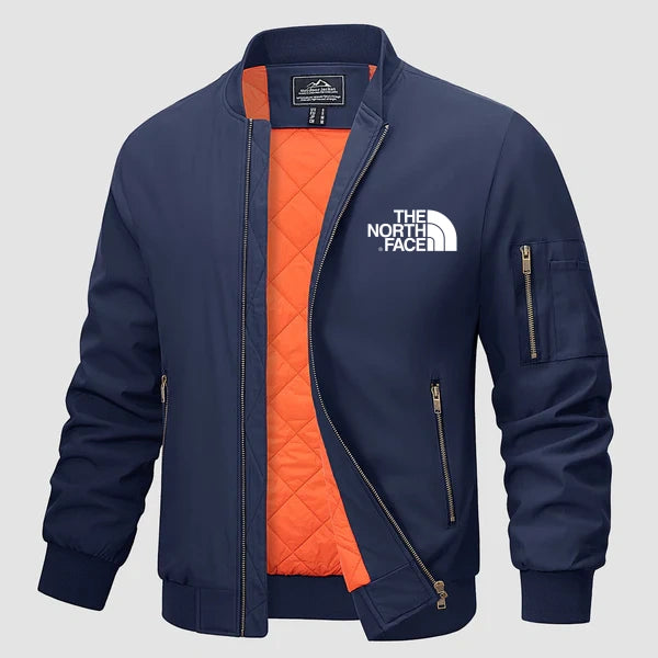 2024 THE NORTH FACE-Men's Bomber Jacket - Casual Spring Zip-Up Windbreaker with Pockets - Image 6