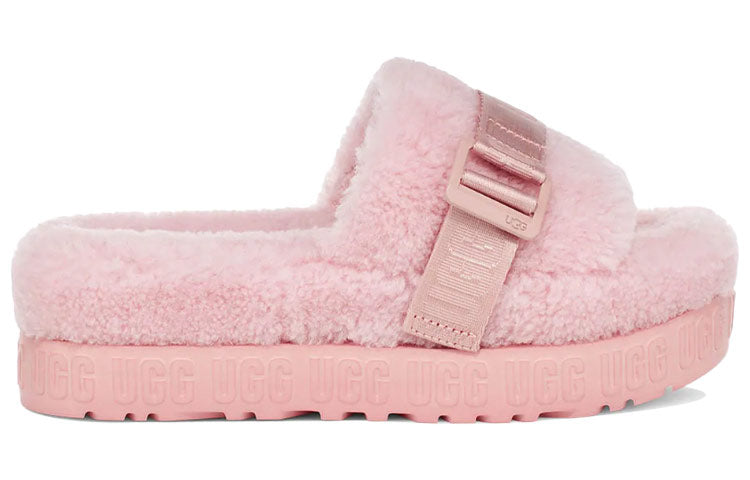 (WMNS) Fluffita Thick Sole Pink Slippers 1113475-PCD - Image 2