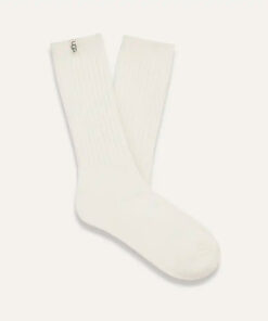 Alternative view of Femme Rib Knit Slouchy Crew Chaussette