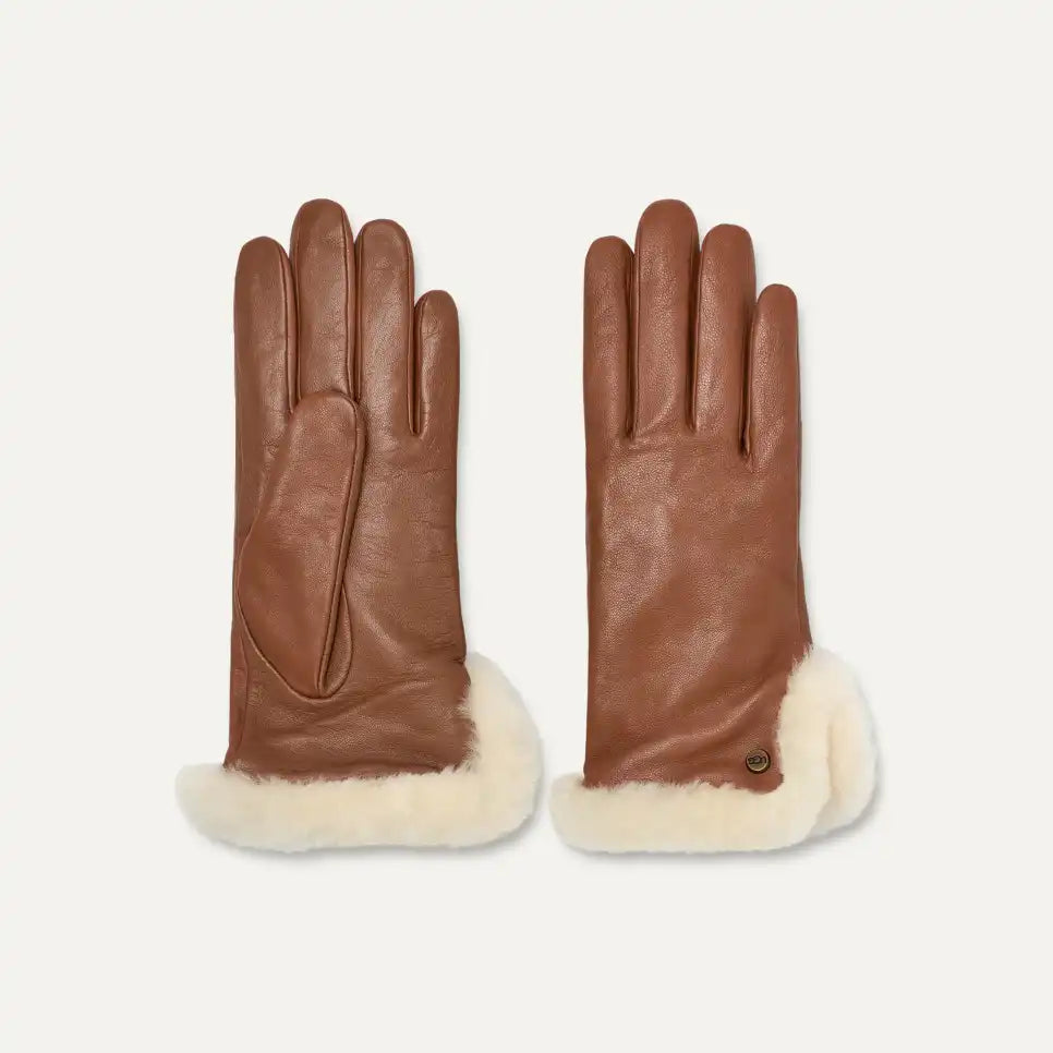 Femme Leather Sheepskin Vent Glove - Image 2