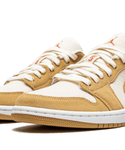 Alternative view of air jodan 1 Low SE Twine Orange Quartz Corduroy